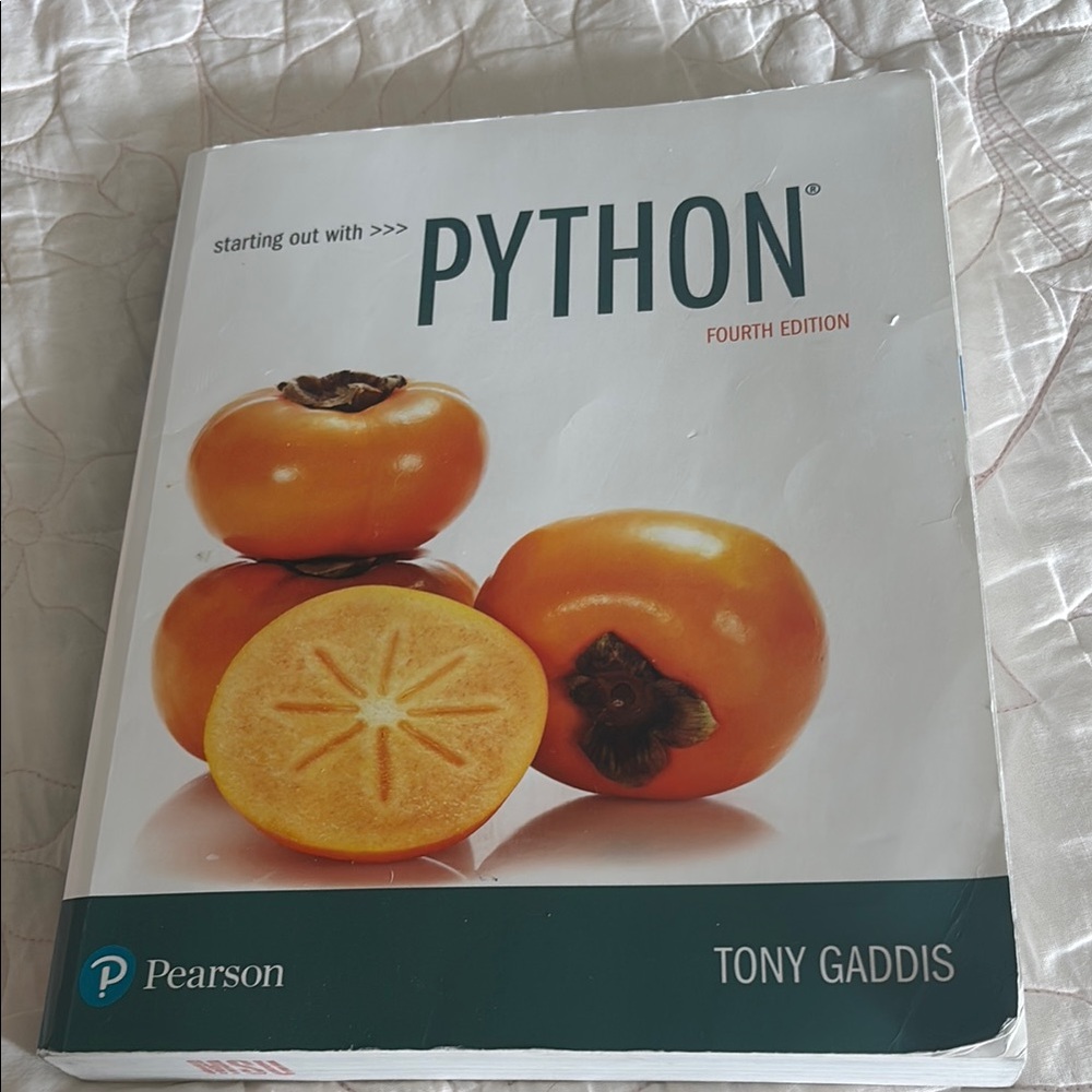 Python text book 4th edition